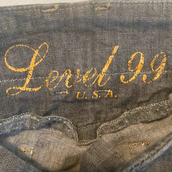 Anthropologie Level 99 Straight Leg Jeans 31 - Picture 3 of 7